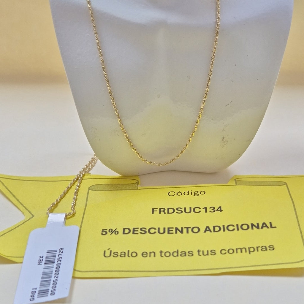 CADENA TORZAL 14K 55 CM 2.9 GR (NUEVO)