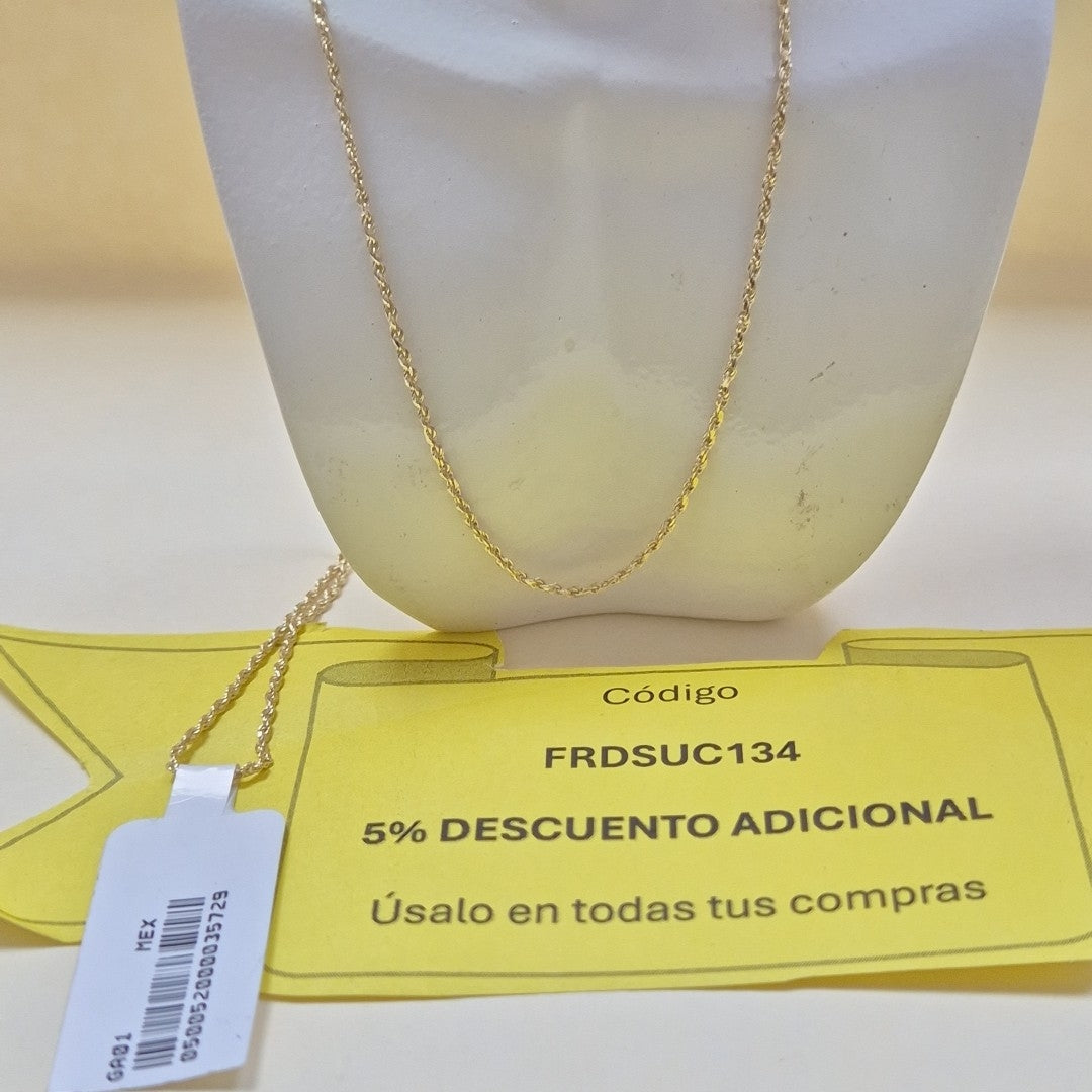 CADENA TORZAL 14K 55 CM 2.9 GR (NUEVO)