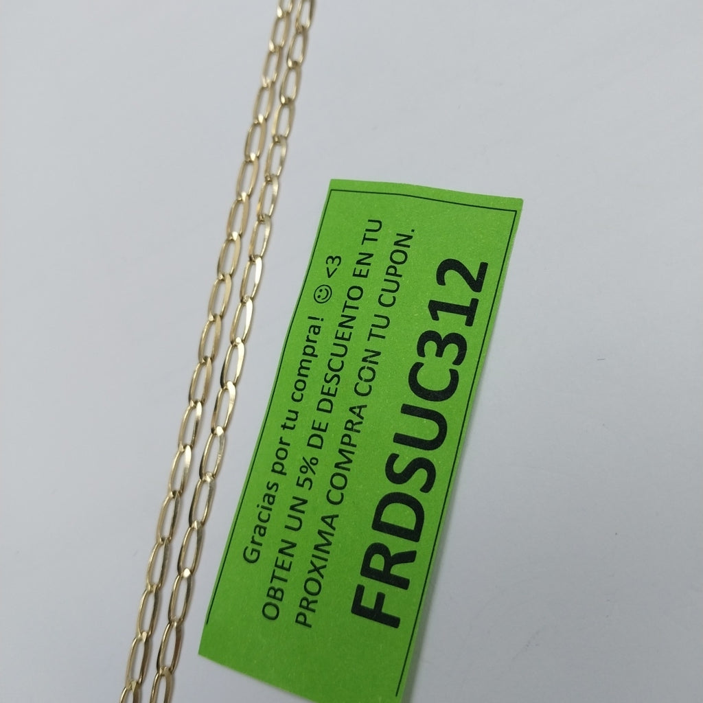 CADENA ESLABON 14K 55 CM 6.5 GR (NUEVO)