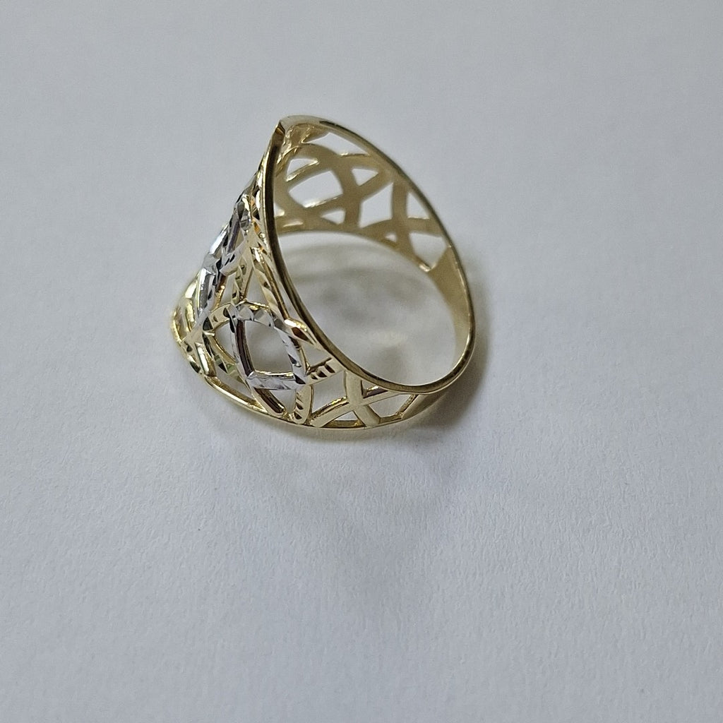 ANILLOS CON ESTRELLA CELTA 14K TALLA 6.5 2.2 GR (NUEVO)