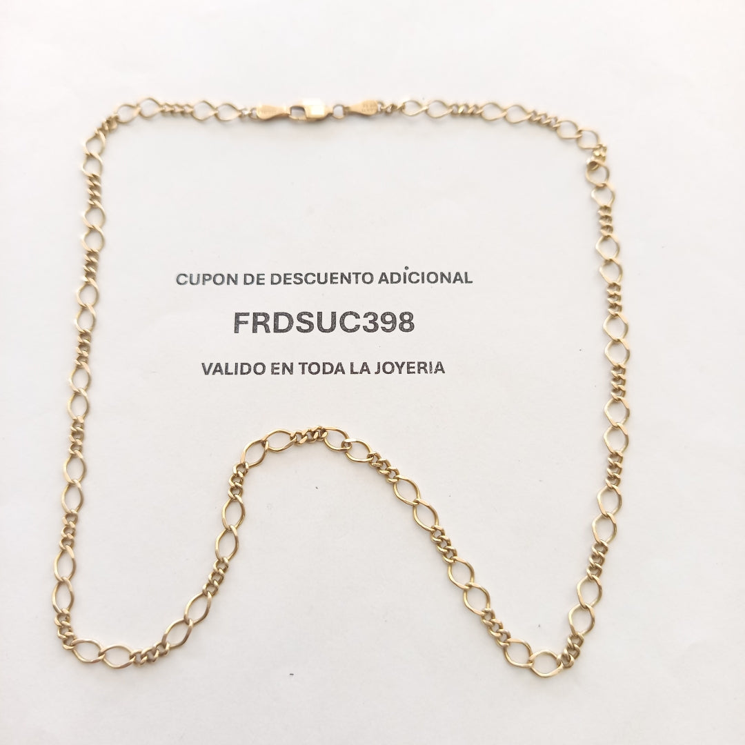 CADENA ORO 14 K 9,90 GRMS (SEMINUEVO)