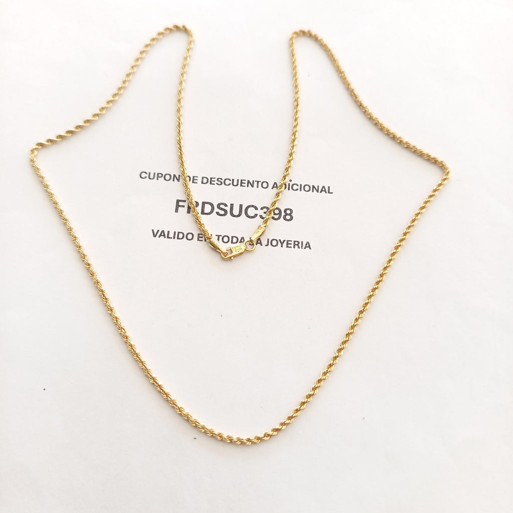 CADENA ORO 10 K 2.7 GRMS (SEMINUEVO)
