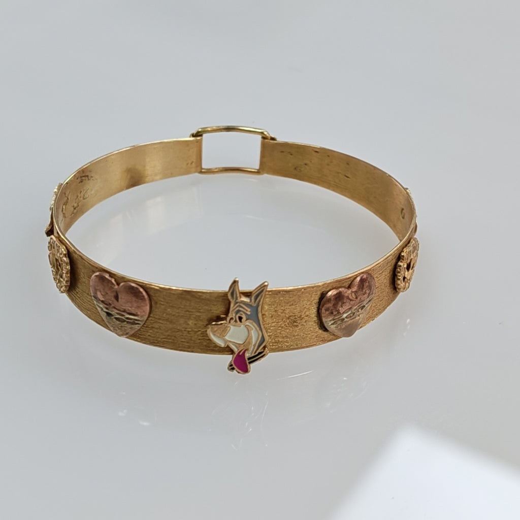 BRAZALETE ORO 14 K 8.9 GRMS (SEMINUEVO)