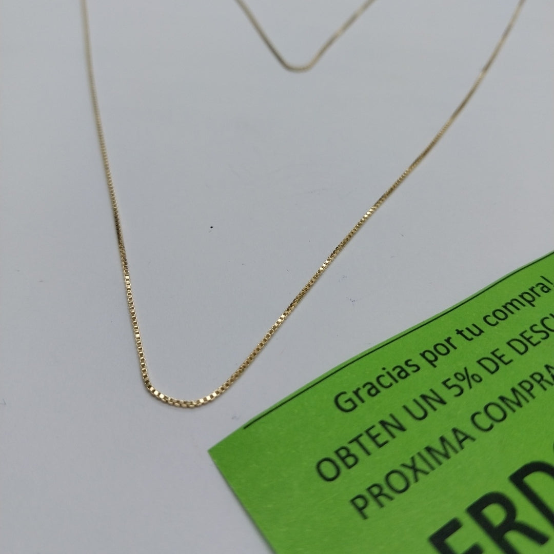 CADENA VENECIANO 14K 55 CM 1.7 GR (NUEVO)