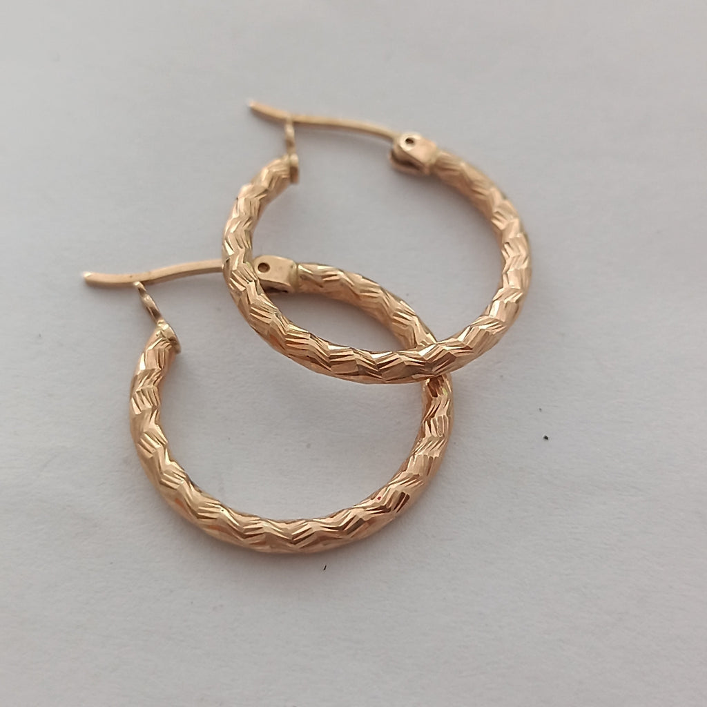 ARRACADAS PAR ORO 14 K 2 GRMS (SEMINUEVO)