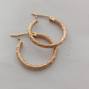 ARRACADAS PAR ORO 14 K 2 GRMS (SEMINUEVO)