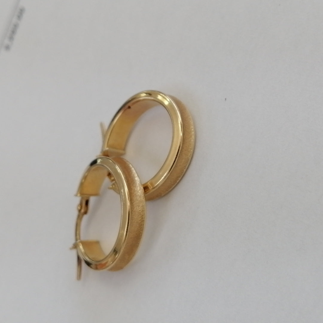 ARRACADAS PAR ORO 14 K 1.8 GRMS (SEMINUEVO)