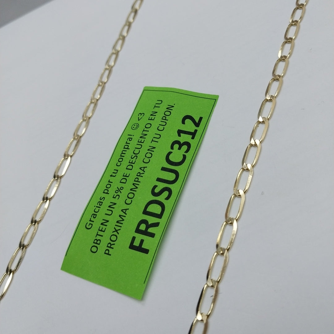 CADENA ESLABON 14K 60 CM 11.7 GR (NUEVO)