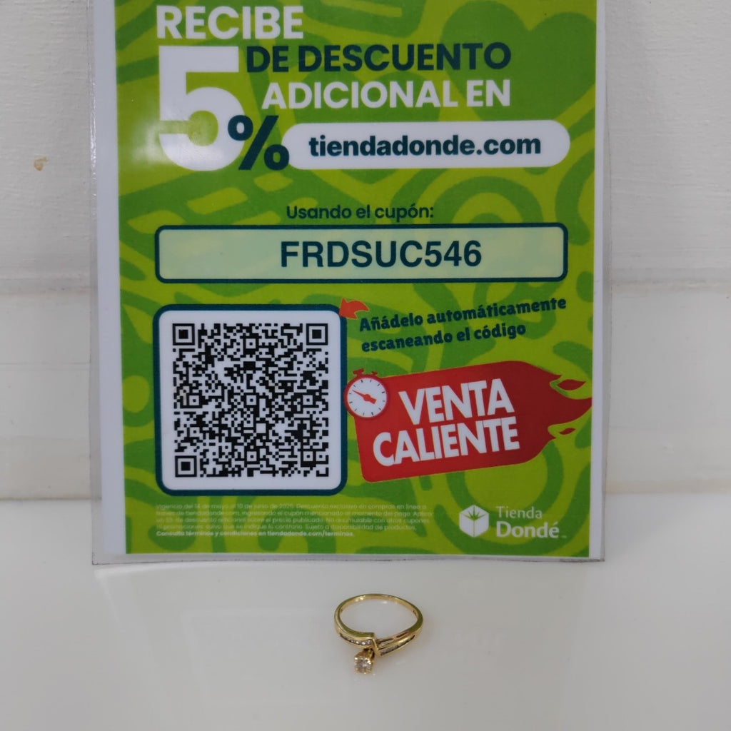 ANILLITO ORO 14 K 2.6 GRMS (SEMINUEVO)