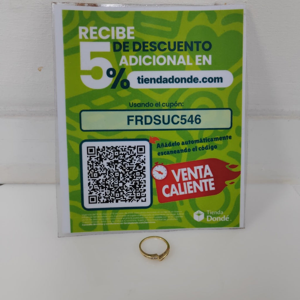 ANILLITO ORO 14 K 2.1 GRMS (SEMINUEVO)