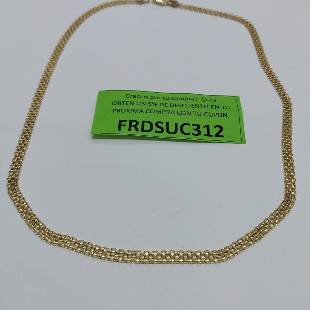 CADENA ESPECIAL 14K 50 CM 11.6 GR (NUEVO)