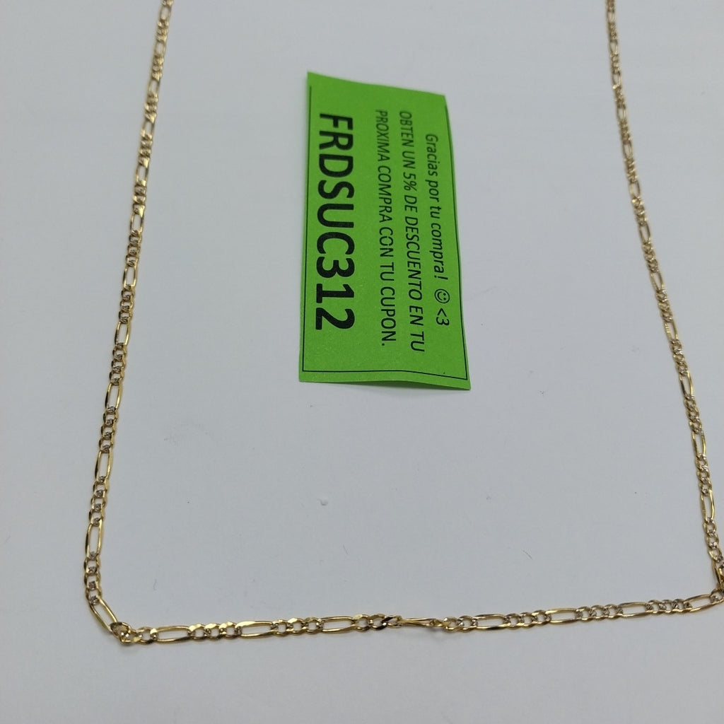CADENA 3X1 DIAMANTADA 14K 60 CM 5.1 GR (NUEVO)