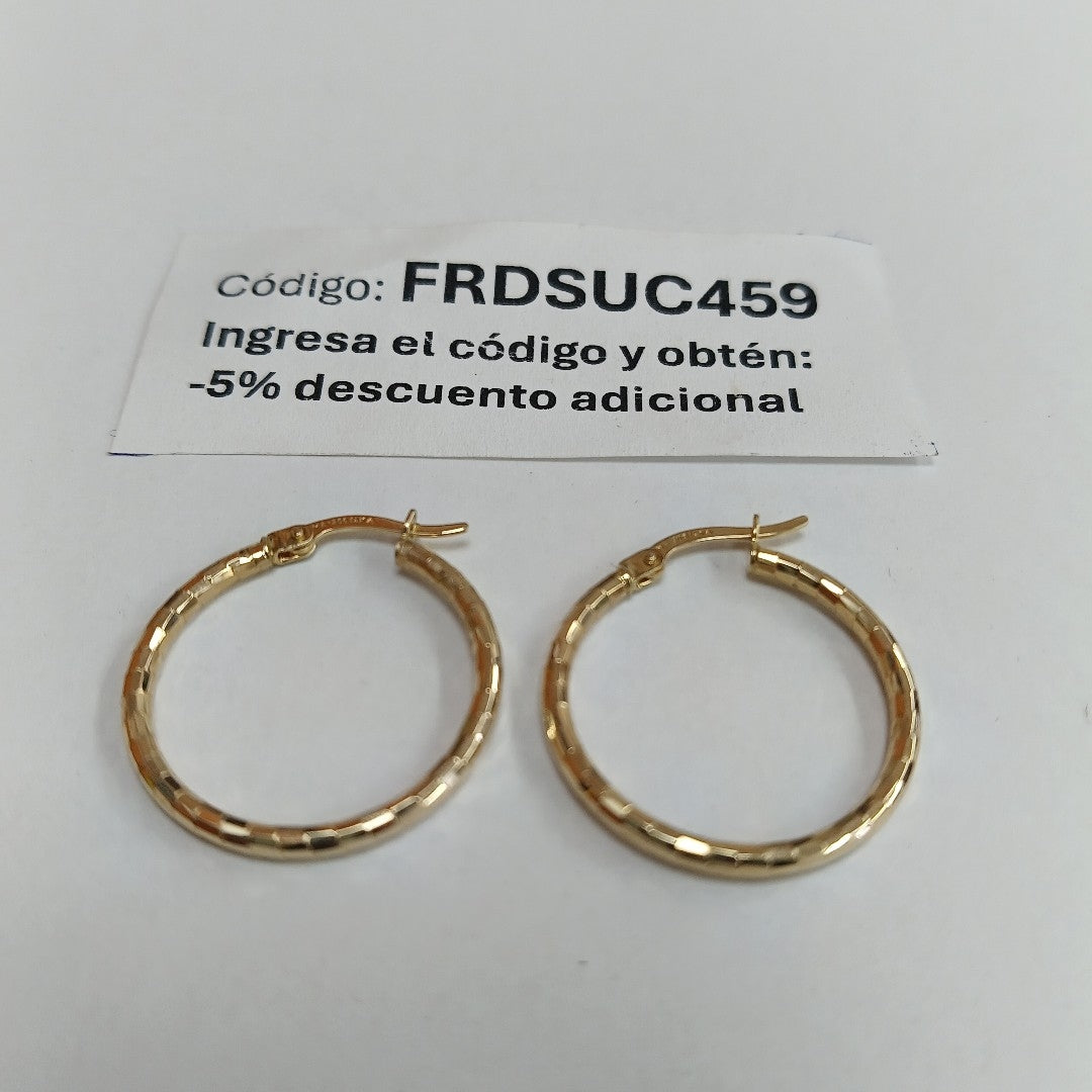 ARRACADAS ORO 14K 2 (NUEVO)