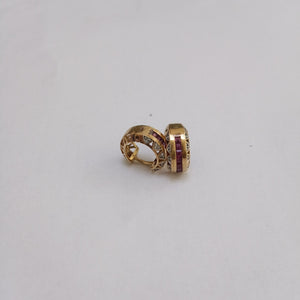 ARETES PAR ORO 14 K 5,80 GRMS (SEMINUEVO)