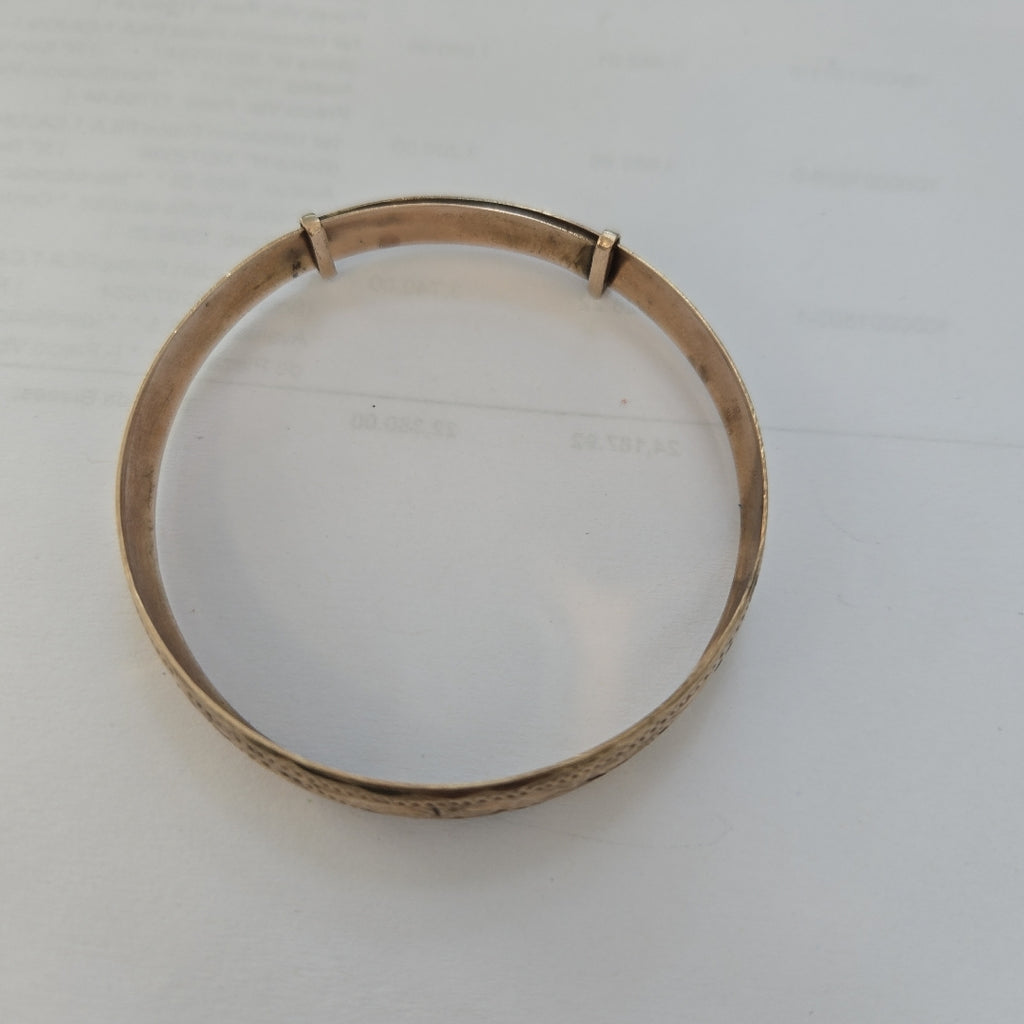 PULSERA RIGIDA ORO 8 K 9.4 GRMS (SEMINUEVO)