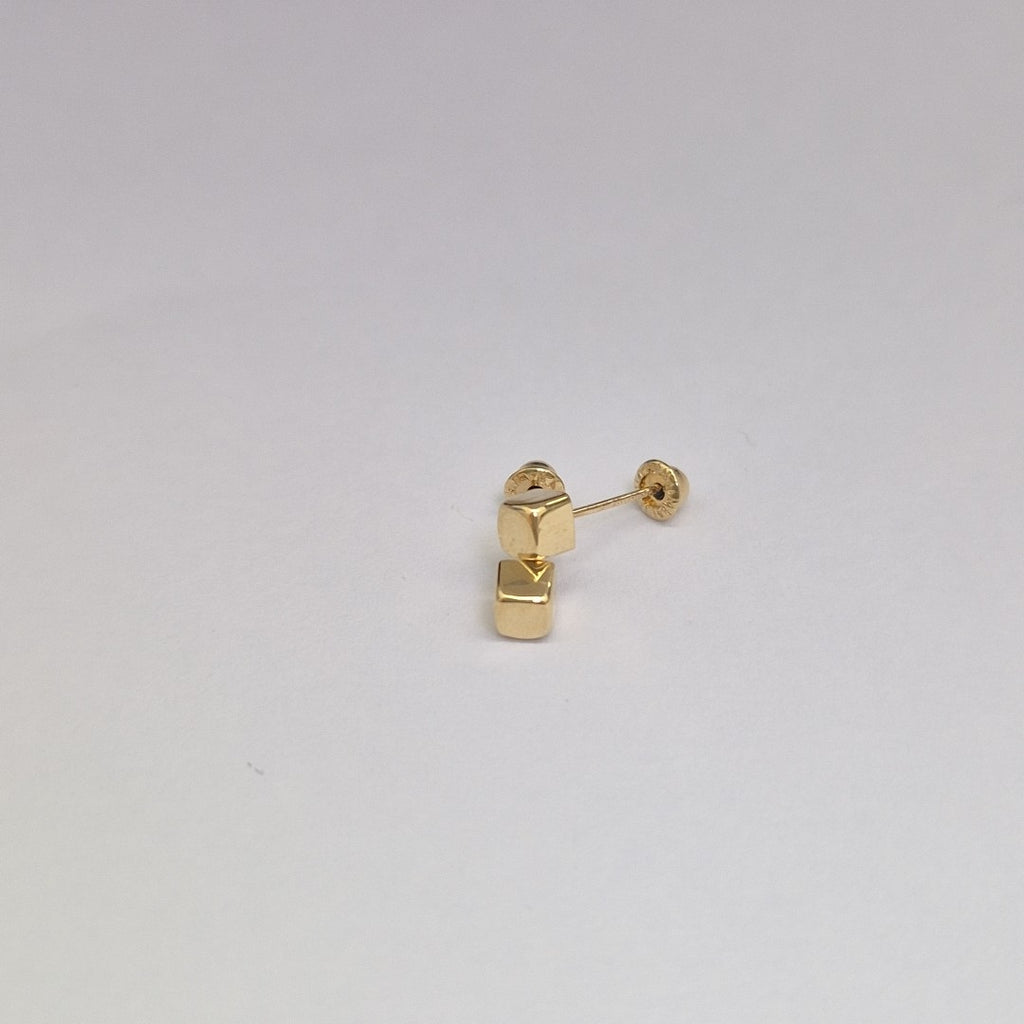 BROQUELES BROQUEL FIG CUBO 14K 0.203 GR (NUEVO)