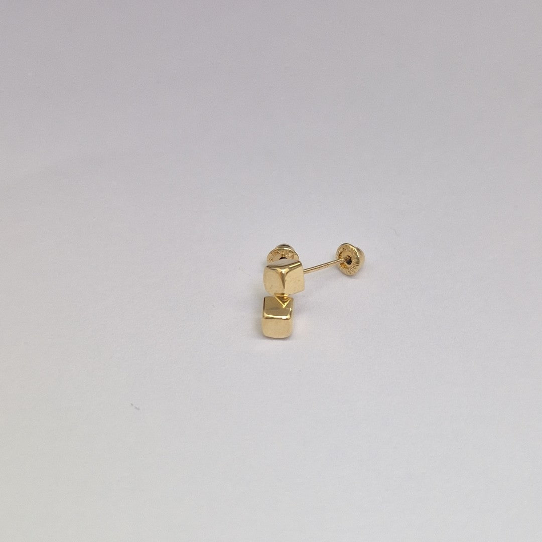 BROQUELES BROQUEL FIG CUBO 14K 0.203 GR (NUEVO)