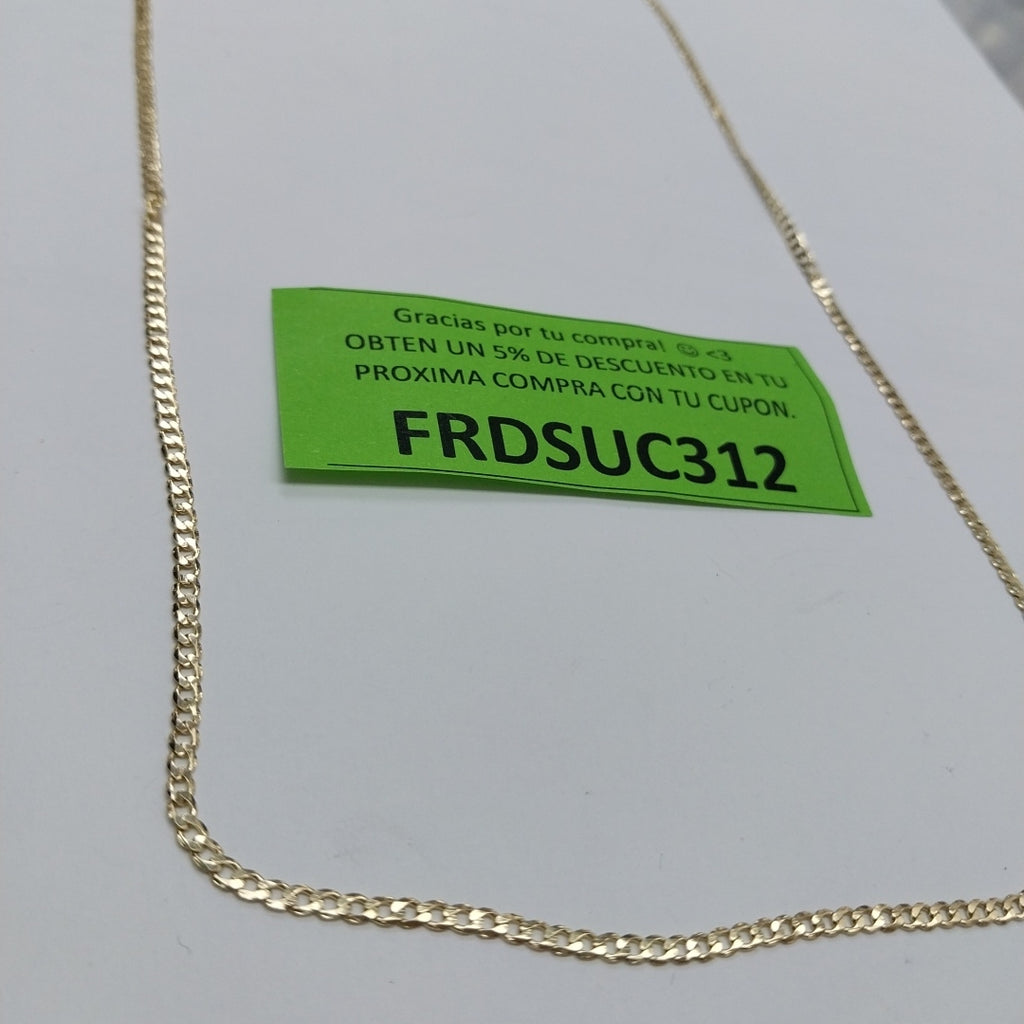 CADENA BARBADA 14K 55 CM 5.1 GR (NUEVO)