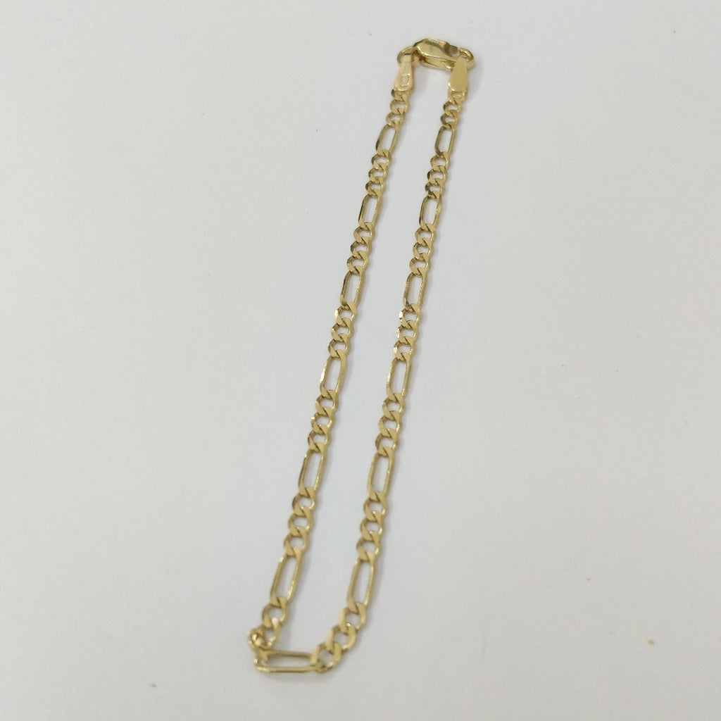 PULSERA TEJIDO 3X1 14K 18 CM 2 GR (NUEVO)