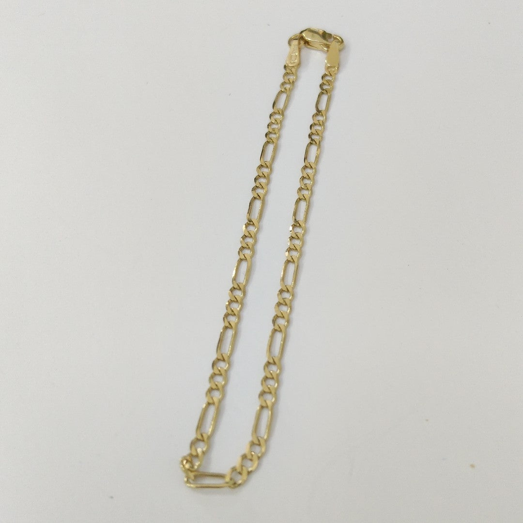 PULSERA TEJIDO 3X1 14K 18 CM 2 GR (NUEVO)
