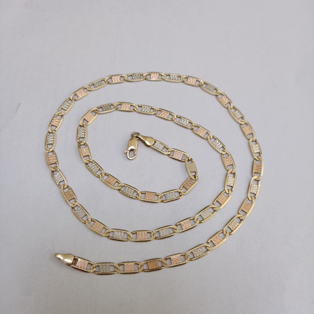 CADENA ORO COMBINADO 14 K 15.1 GRMS (SEMINUEVO)