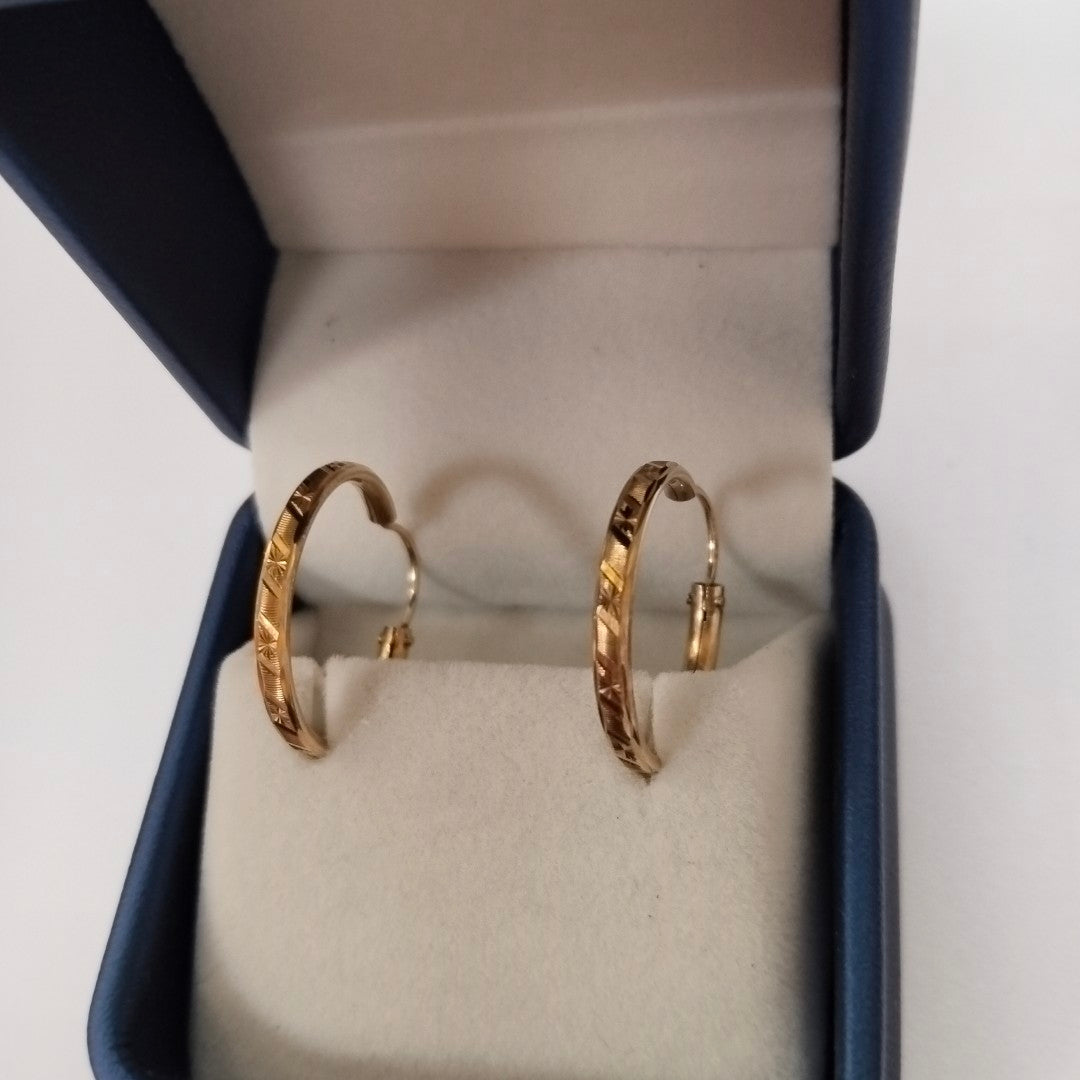 ARRACADAS PAR ORO 10 K 1,80 GRMS (SEMINUEVO)