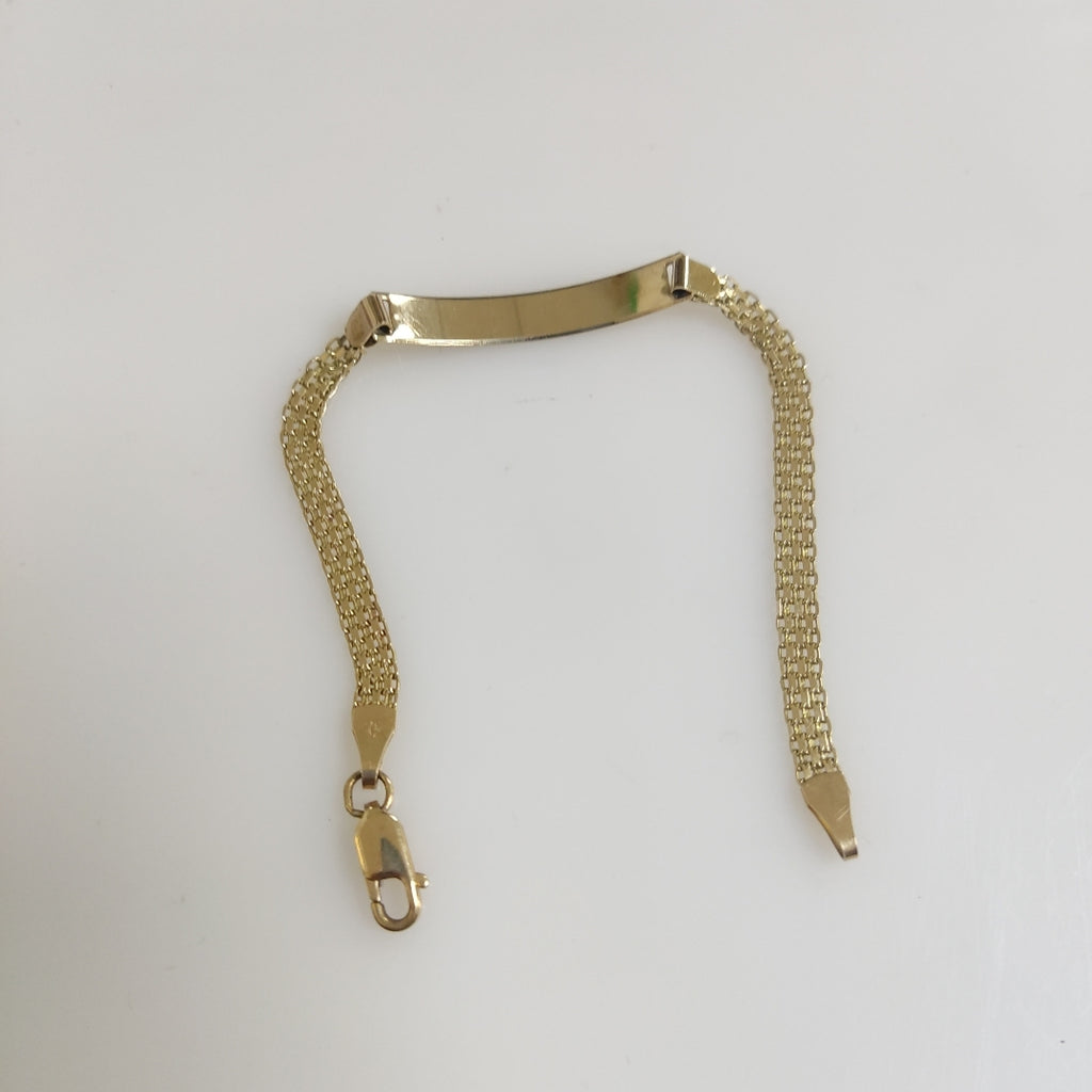 ESCLAVA ORO,ORO COMBINADO 14 K 4,10 GRMS (SEMINUEVO)