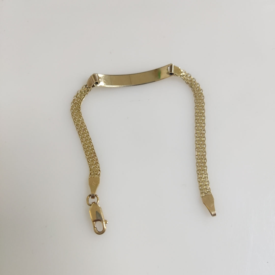 ESCLAVA ORO,ORO COMBINADO 14 K 4,10 GRMS (SEMINUEVO)