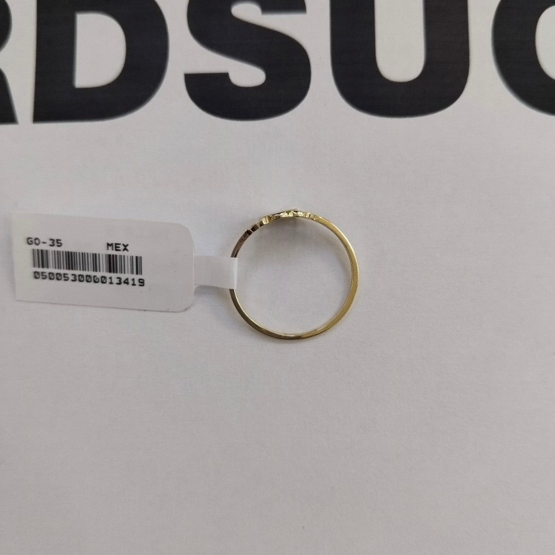ANILLOS ANILLITO 10K TALLA 9 1 GR (NUEVO)