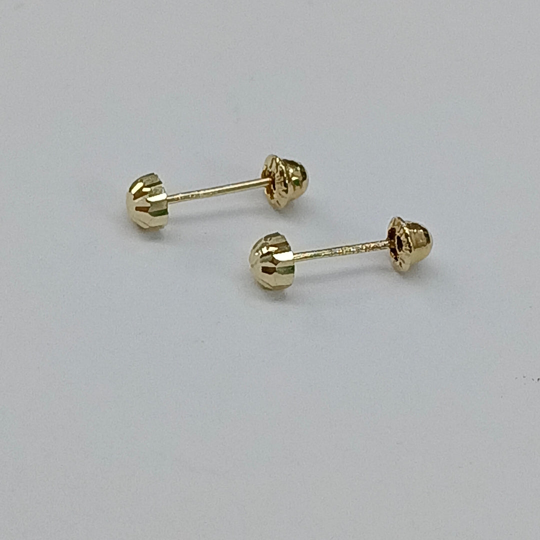 BROQUELES BROQUEL FIG HONGO 14K 0.17 GR (NUEVO)