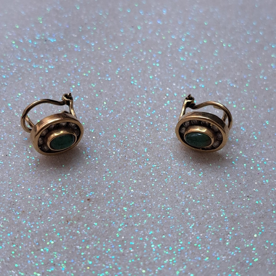 ARRACADAS PAR ORO 14 K 3,30 GRMS (SEMINUEVO)