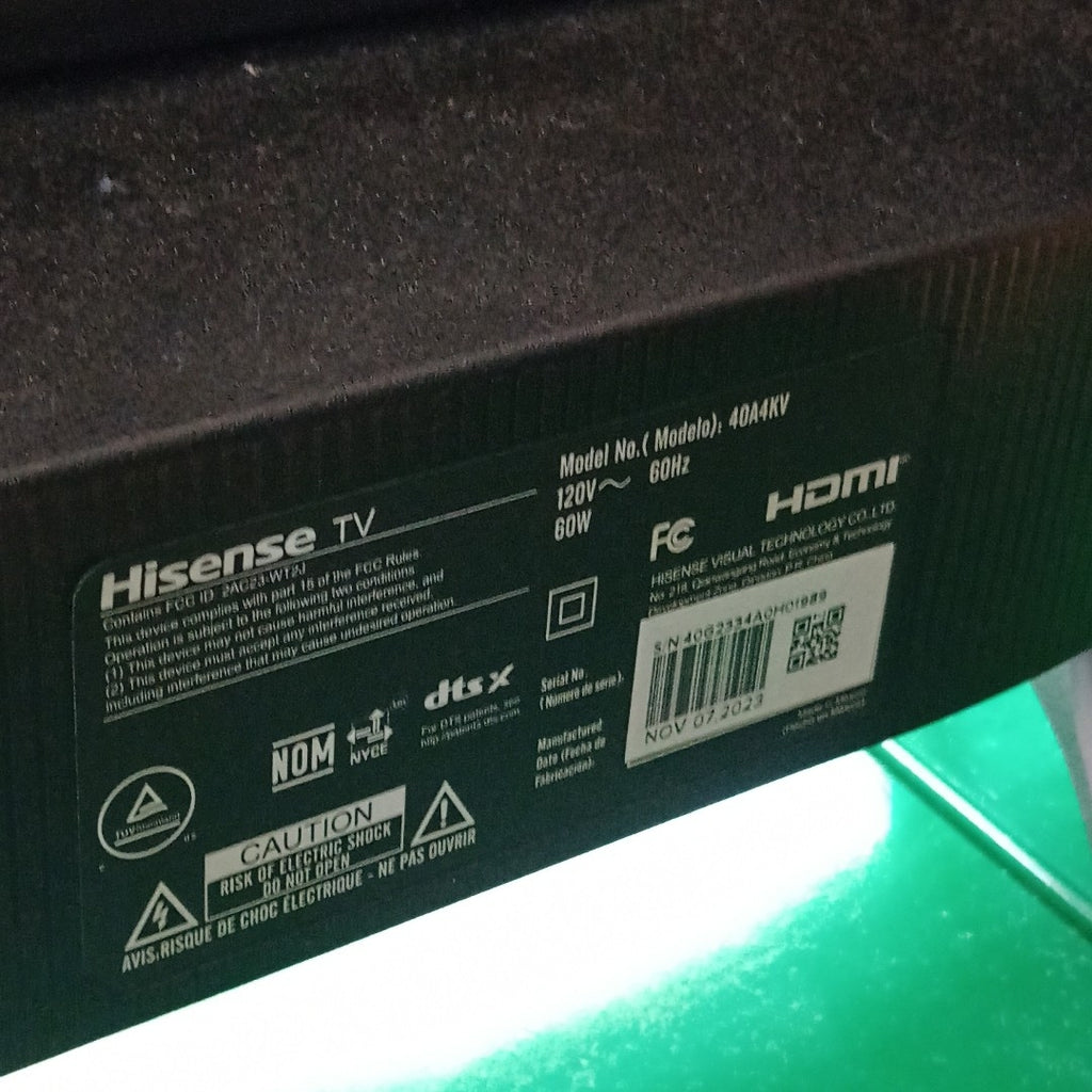 PANTALLA HISENSE 40A4KV (2023) 40" LED FULL HD (SEMINUEVO)