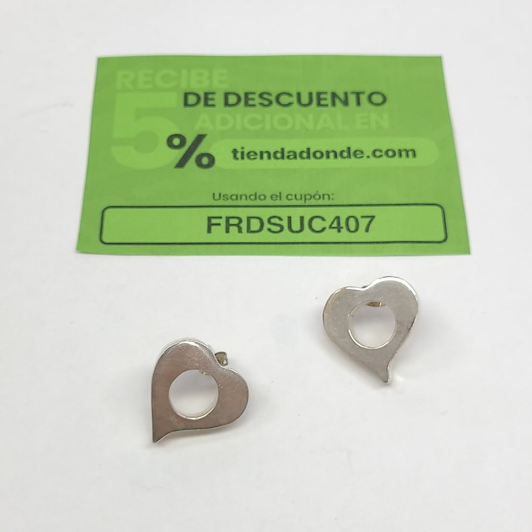 ARETES PAR PLATA 8,00 GRMS (SEMINUEVO)
