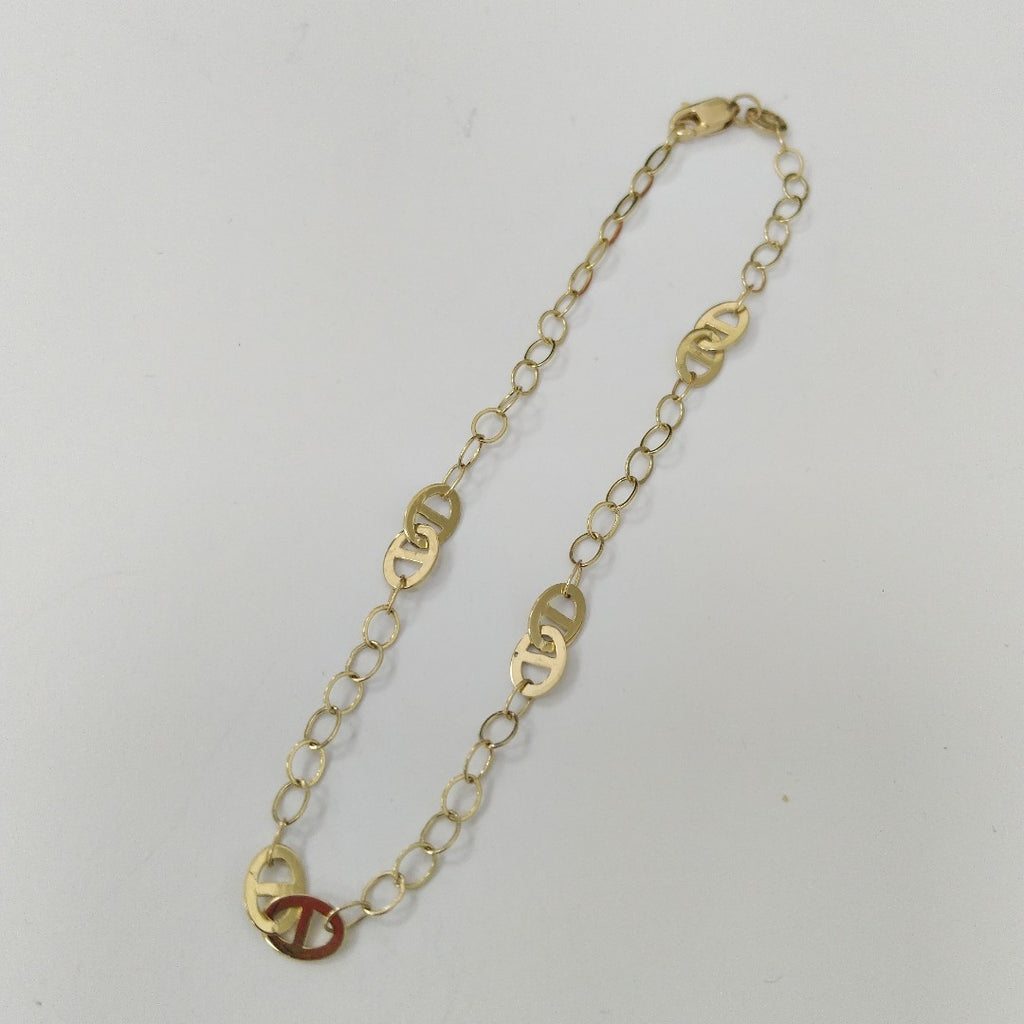 PULSERA ESPECIAL 14K 21 CM 1.8 GR (NUEVO)