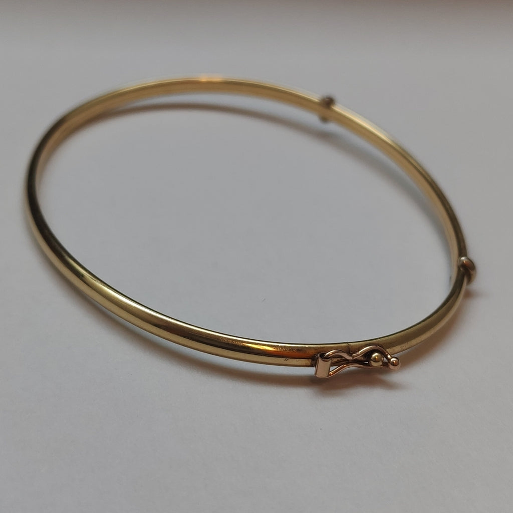 PULSERA RIGIDA ORO 10 K 3,30 GRMS (SEMINUEVO)