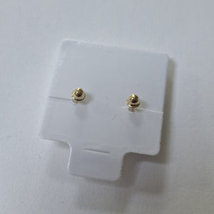 BROQUELES BROQUEL FIG BOTON C CIRCONIA 14K 0.2916 GR (NUEVO)