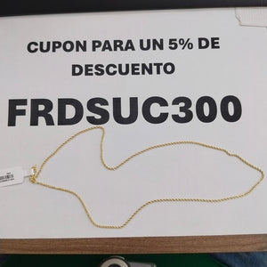 CADENA TORZAL 10K 55 CM 4.6 GR (NUEVO)