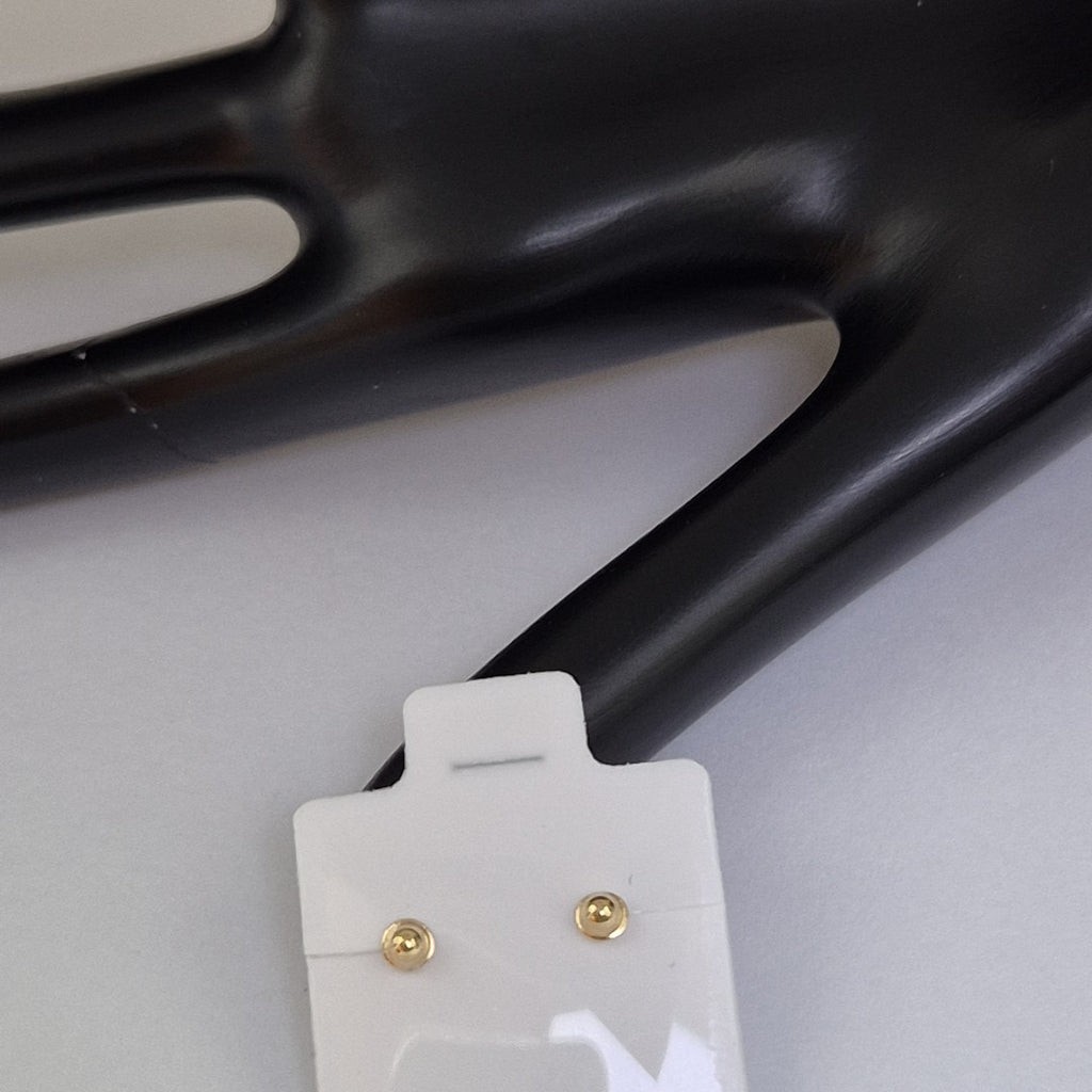 BROQUELES BROQUEL FIG BOTON C CIRCONIA 14K 0.2916 GR (NUEVO)