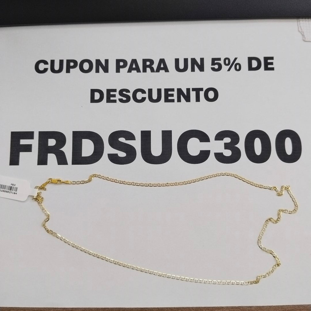 CADENA MARINERO 10K 55 CM 2.7 GR (NUEVO)