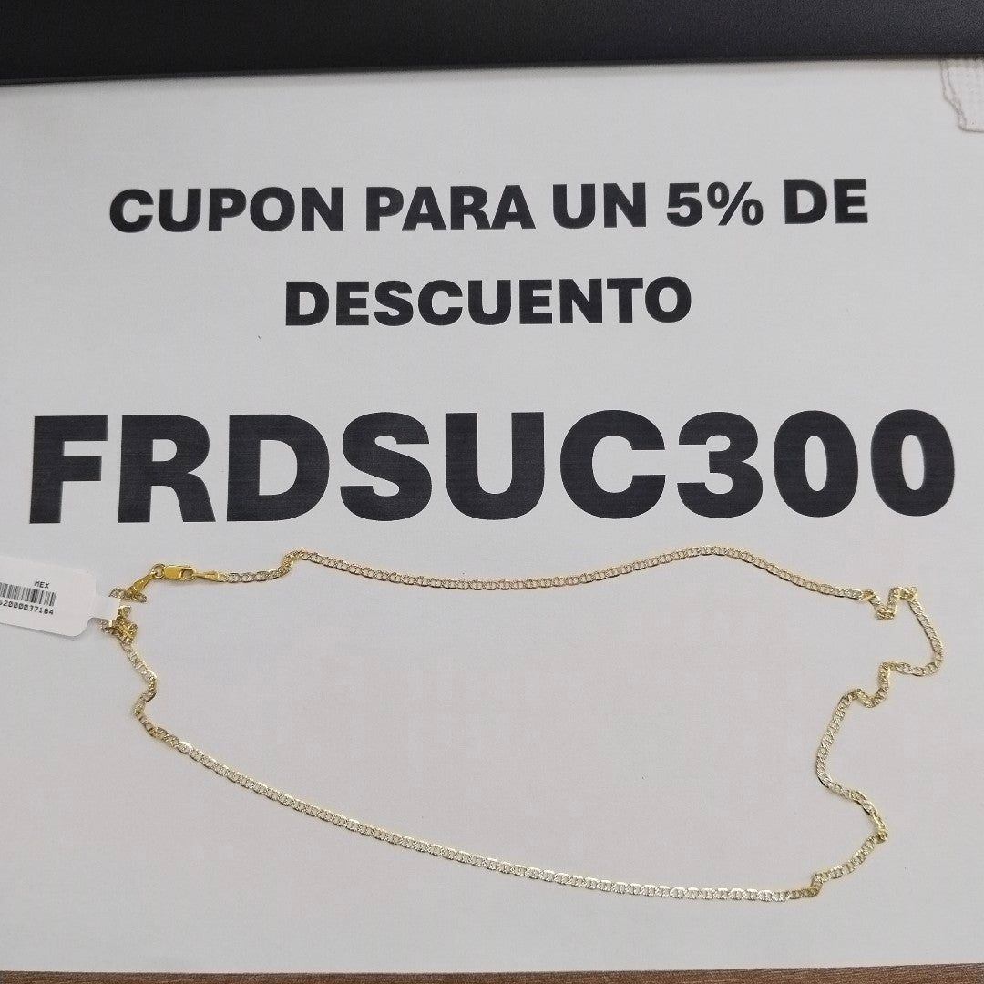 CADENA MARINERO 10K 55 CM 2.7 GR (NUEVO)