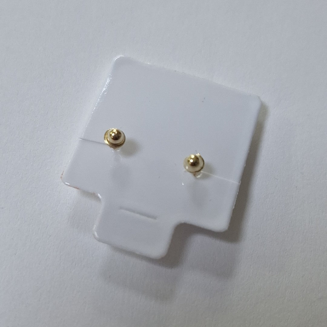 BROQUELES BROQUEL FIG SONRISA ESMALTE ROSA 14K 0.1696 GR (NUEVO)