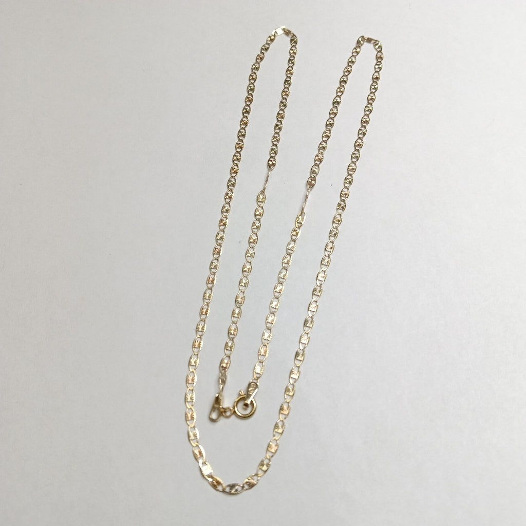 CADENAS TEJIDO GUCHI ORO 10K 55 CM 2.9 GR (NUEVO)
