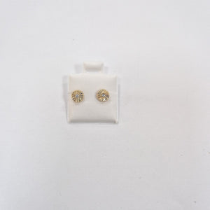 BROQUELES BROQUEL FIG BOTON C CIRCONIA 14K 0.2916 GR (NUEVO)