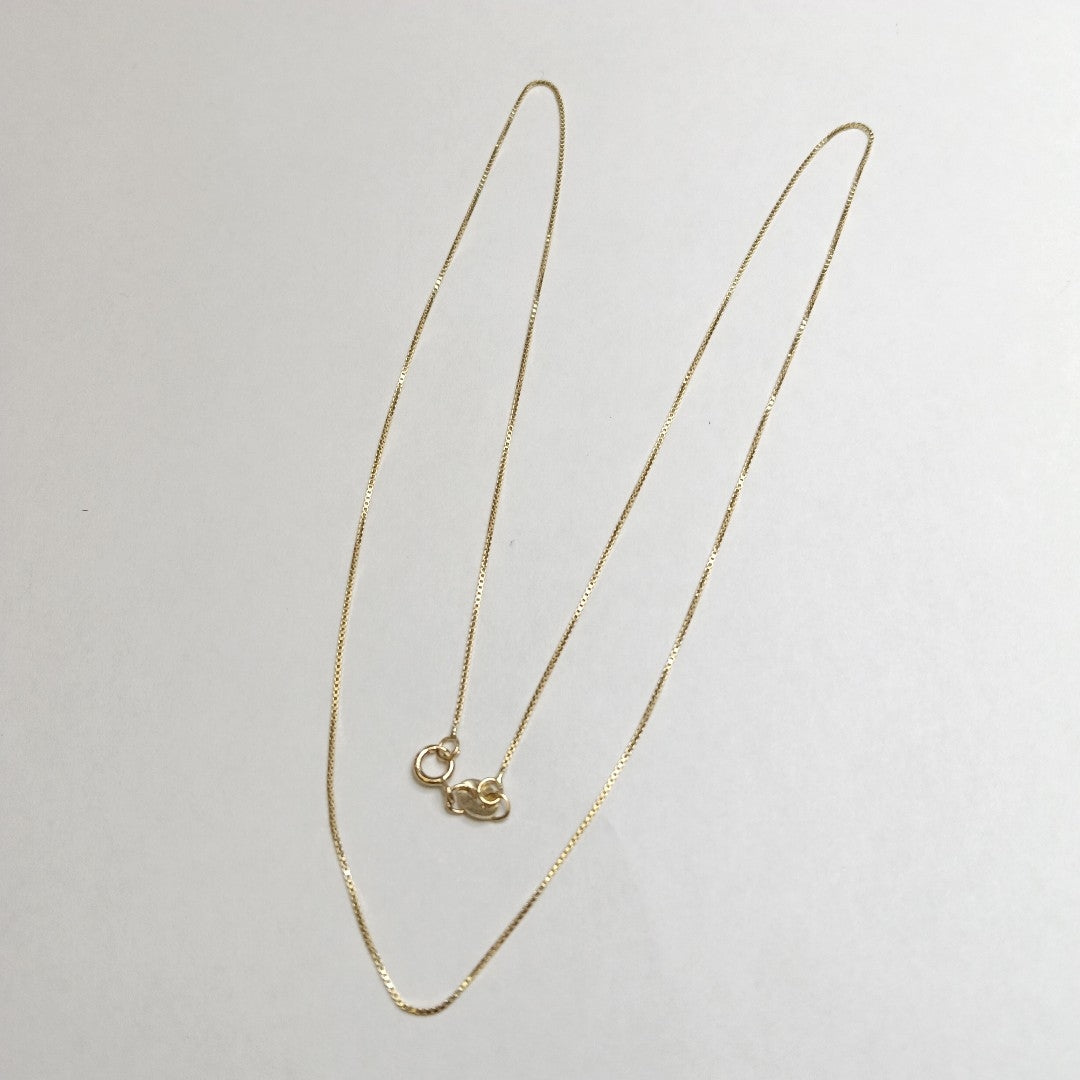 CADENA VENECIANO 14K 50 CM 1.6 GR (NUEVO)