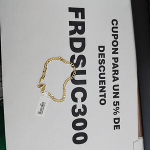 PULSERA BARBADA 14K 21 CM 5.1 GR (NUEVO)