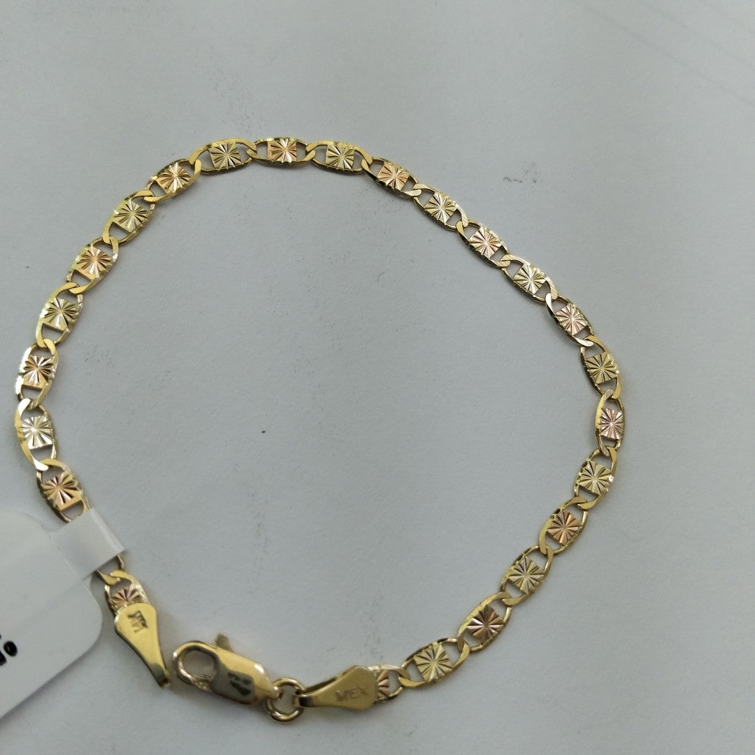 PULSERA GUCHI 14K 18 CM 2.9 GR (NUEVO)