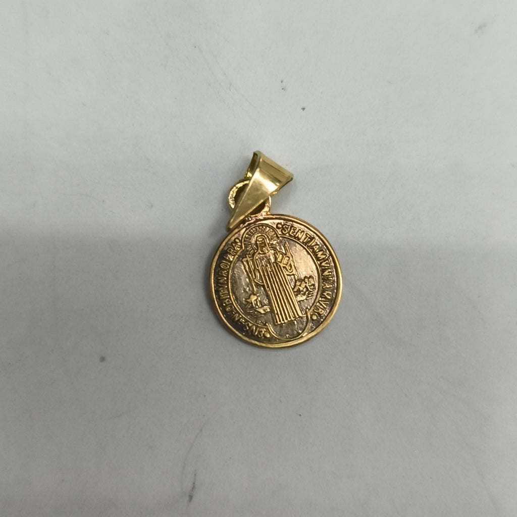 MEDALLA RELIGIOSA ORO 10 K 0.9 GRMS (SEMINUEVO)