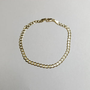 PULSERA BARBADA 14K 21 CM 5.1 GR (NUEVO)