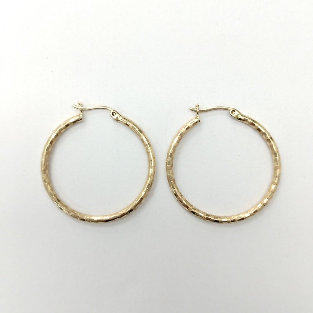 ARRACADAS PAR ORO 14 K 2.8 GRMS (SEMINUEVO)