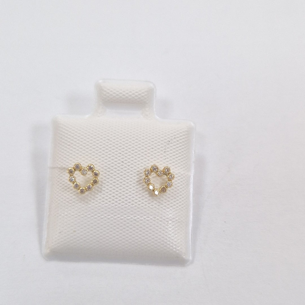 BROQUELES BROQUEL FIG CORAZON 14K 0.23 GR (NUEVO)